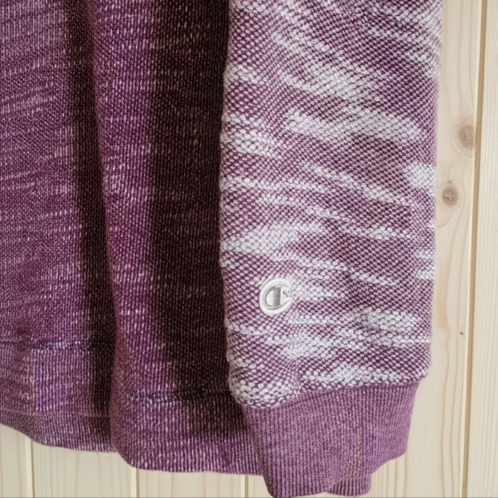 Y2K Champion Purple Long Sleeve Shirt Sz Med - Picture 4 of 9